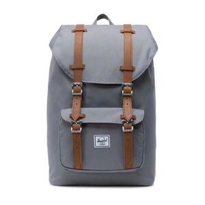 Herschel Supply Company Grey Canvas Backpack with Brown Straps